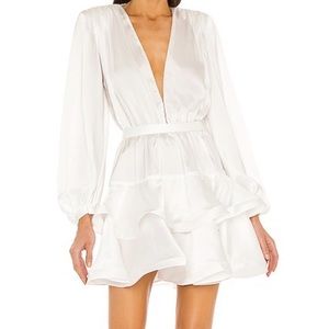 Bronx and bronco bedouin mini dress in white